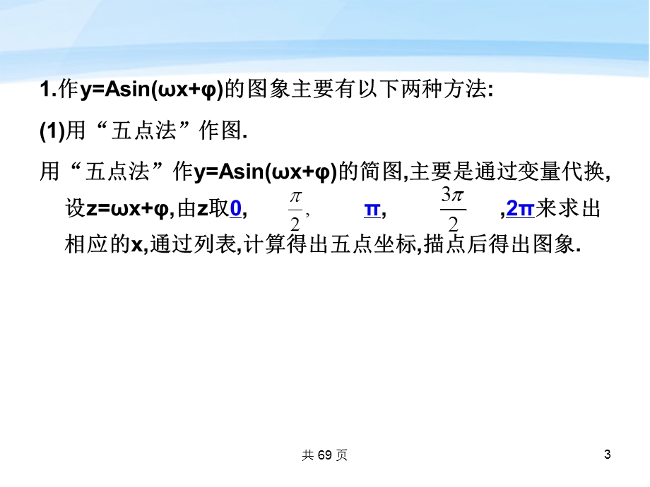 第二十讲三角函数的图象课件.ppt_第3页