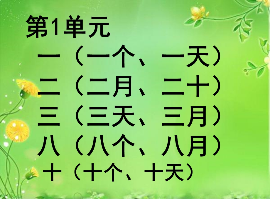 部编版一年级上册总复习(语文)课件.ppt_第2页