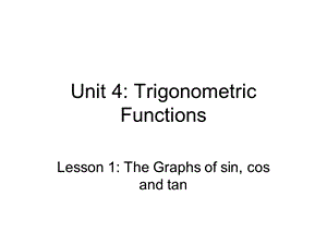 高三(国际部)数学复习ppt课件：4.1三角函数的图像.ppt