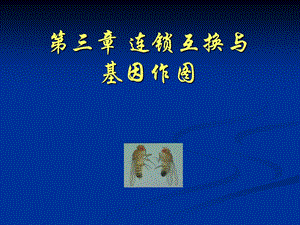 遗传学-第三章-连锁互换与基因作图课件.ppt