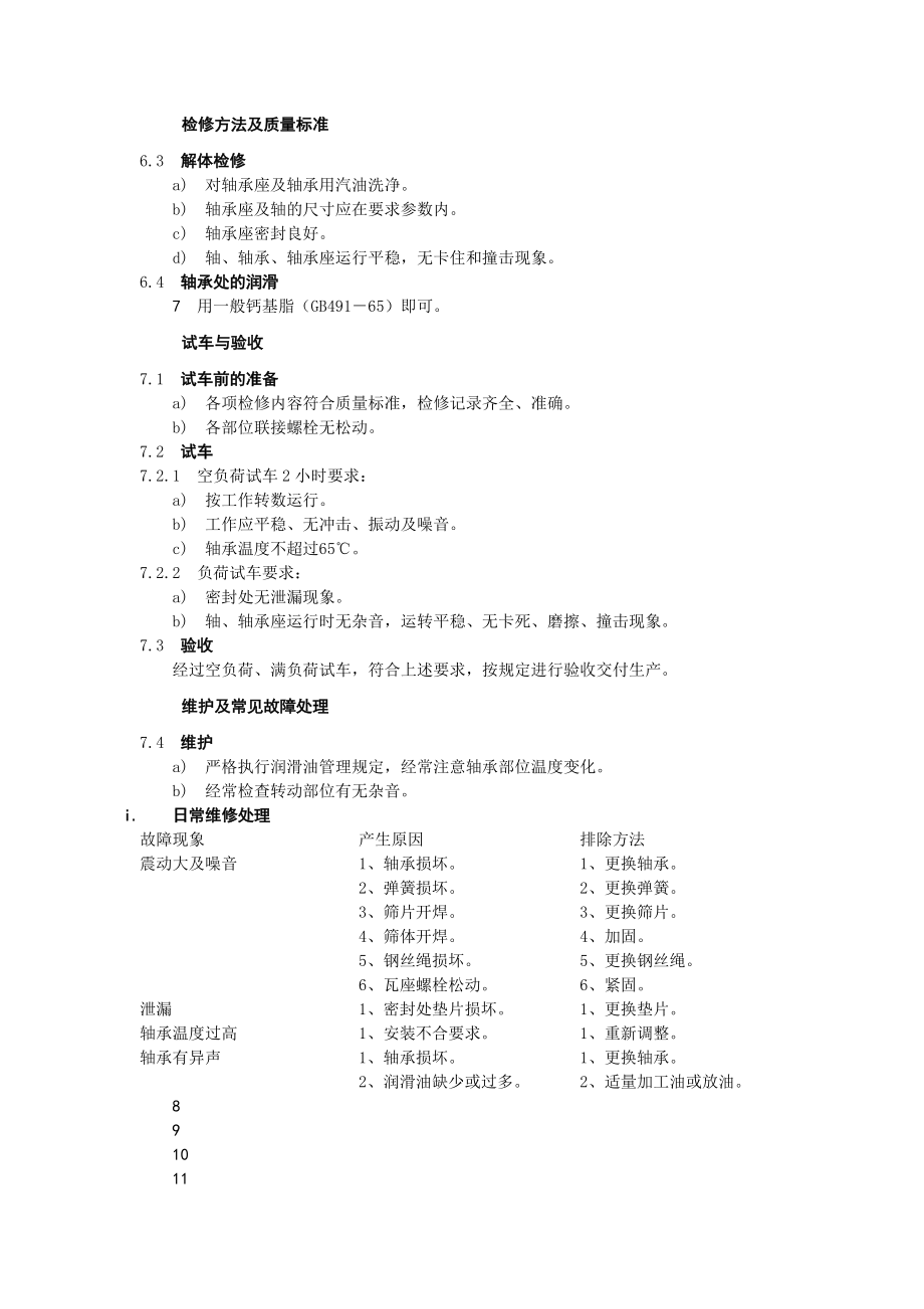 振动筛维护检修规程.doc_第2页