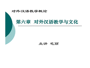 对外汉语教学和文化分析课件.ppt