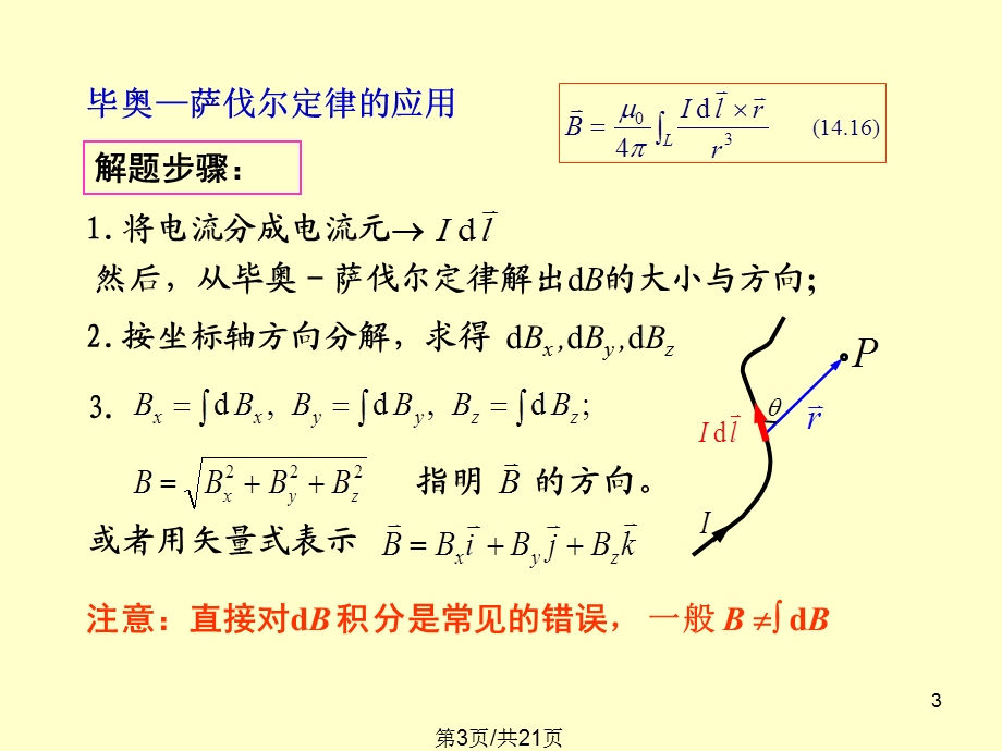 大学物理14稳恒电流磁场课件.pptx_第3页