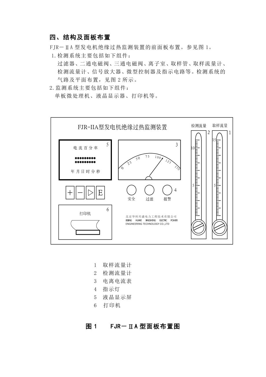 FJR－ⅡA型发电机绝缘过热监测装置.doc_第3页