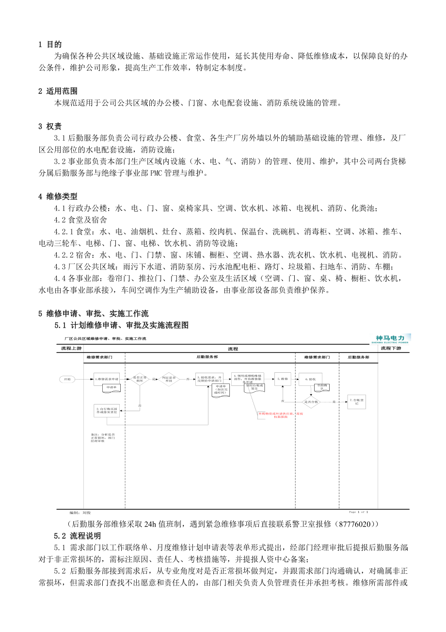 厂区公共设施维修管理办法.doc_第2页