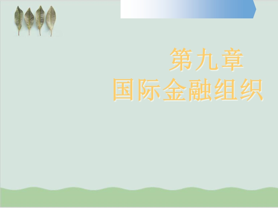 国际金融学之国际金融组织课件.ppt_第1页