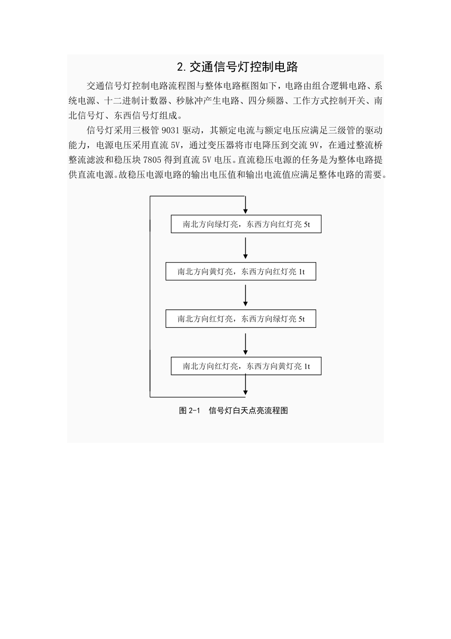 交通信号灯课程设计说明书.doc_第2页