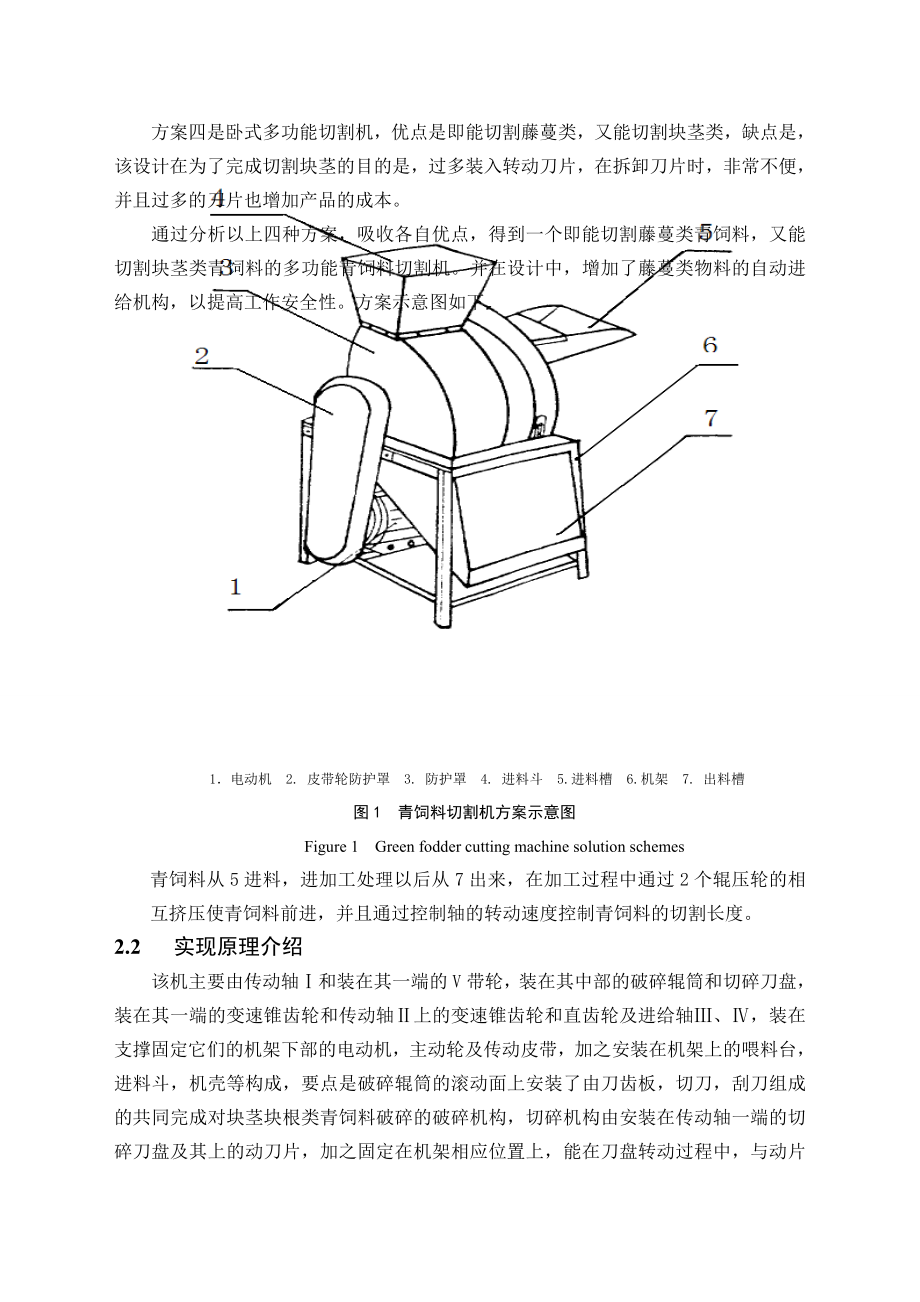 毕业设计（论文）青饲料切割机的设计（含全套CAD图纸）.doc_第3页