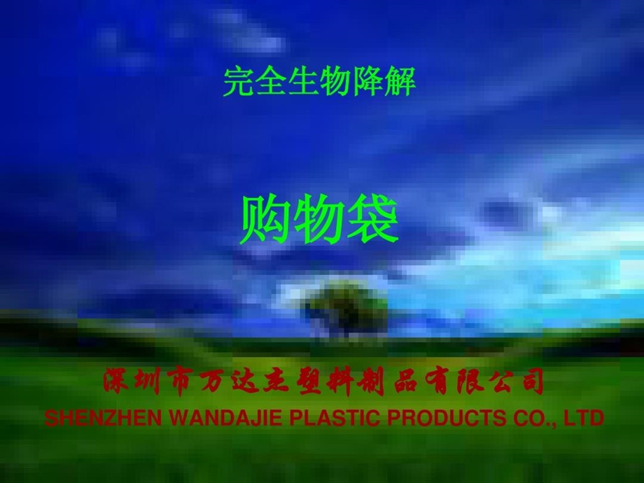 完全生物降解购物袋课件.ppt_第1页