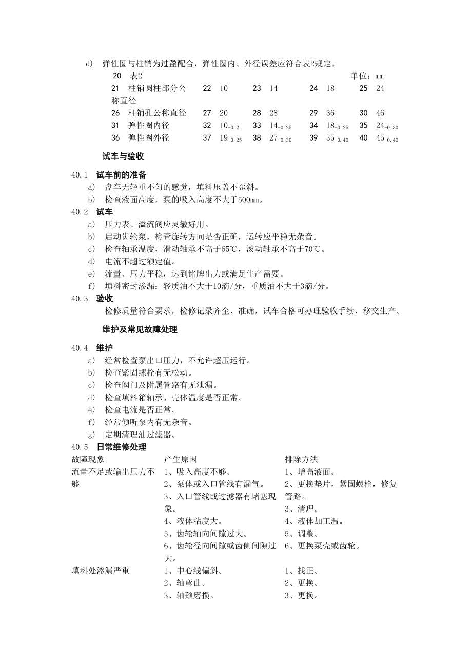 齿轮泵维护检修规程.doc_第3页