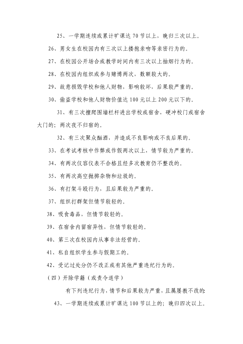 技师学院学生违纪处分实施细则.doc_第3页