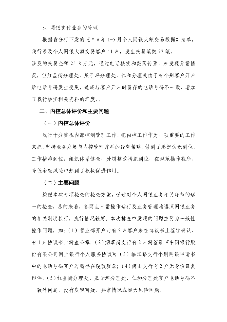 银行分行网银业务案件排查（业务自查）报告.doc_第3页