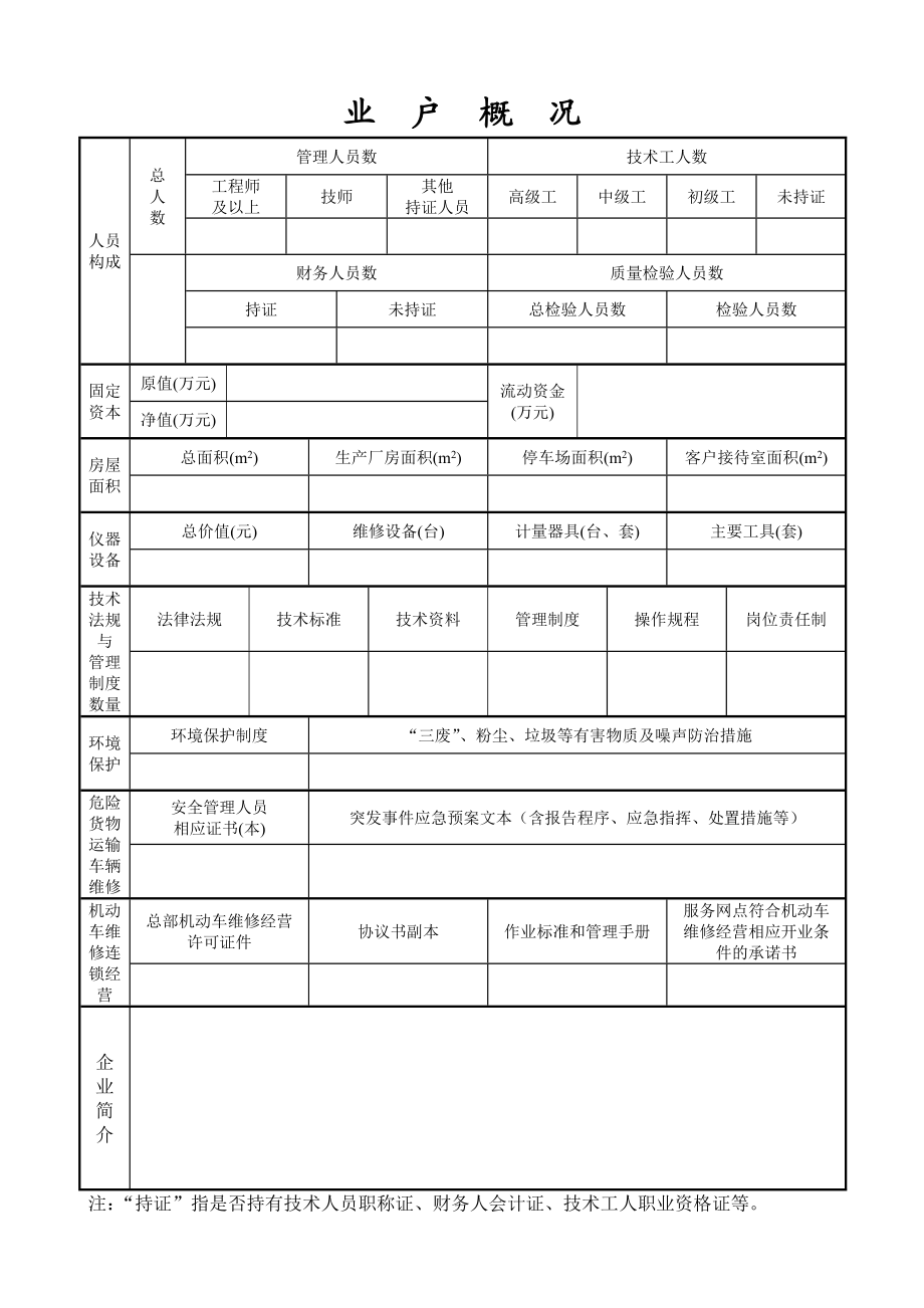 机动车维修经营申请表.doc_第3页