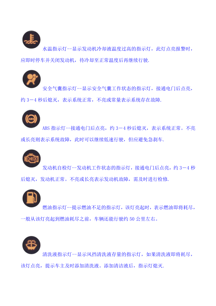 [宝典]汽车仪表盘罕见显示符号——图解说明.doc_第2页