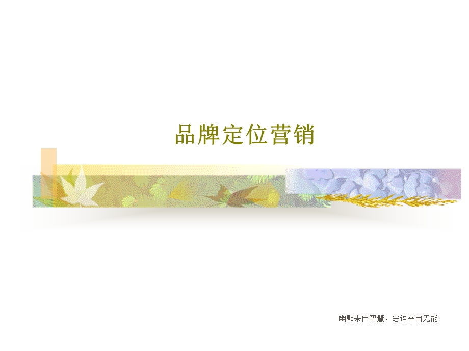 品牌定位营销课件.ppt_第1页