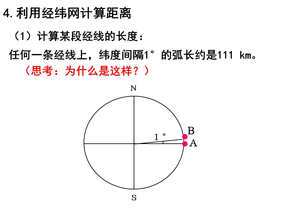 地球知识——经纬网定距离教学内容课件.ppt_第3页