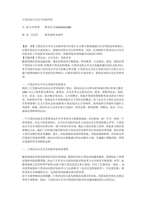 大型活动公共安全风险评估[全文].doc