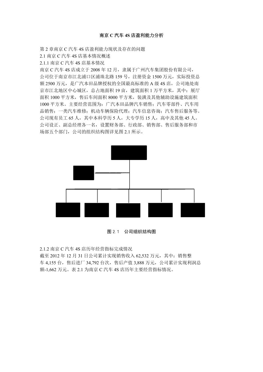 南京C汽车4S店盈利能力分析.doc_第1页