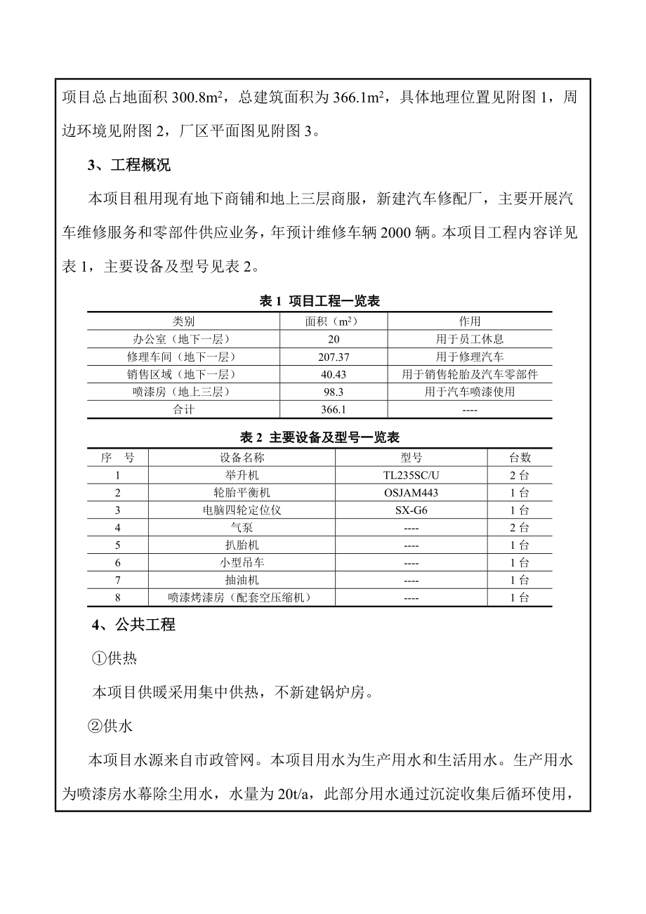 哈尔滨驰加万通汽车服务有限公司环境影响报告书.doc_第2页