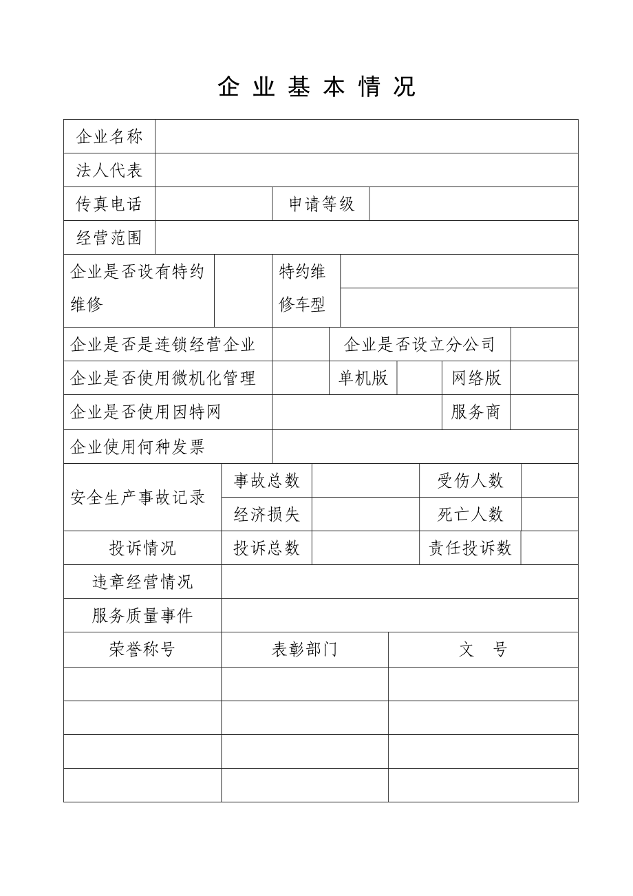 汽车维修企业质量信誉考核表.doc_第3页