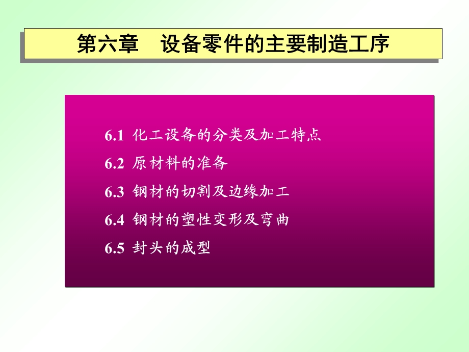 过程装备制造与检测(化机课程用)教案第6章课件.ppt_第2页