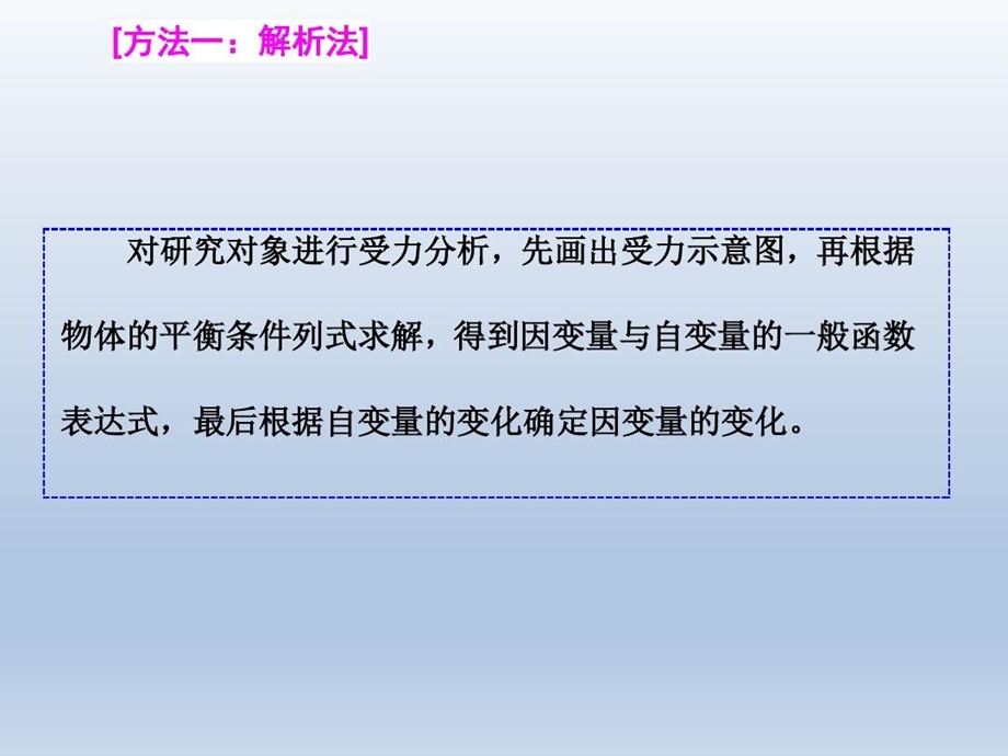 共点力的动态平衡问题课件.ppt_第2页