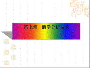 酶学分析技术课件.ppt