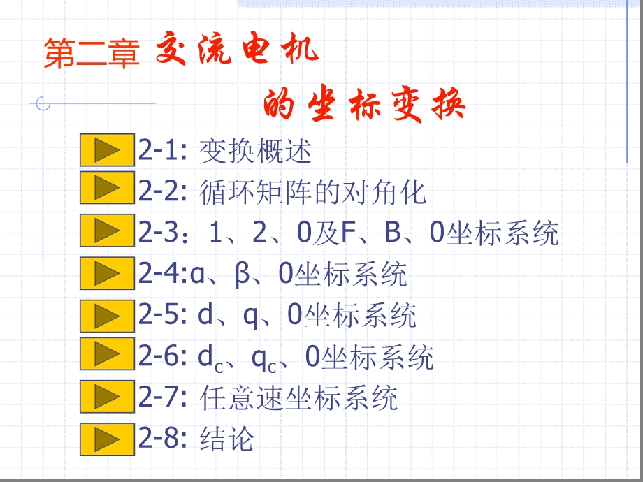 完整版交流电机坐标变换课件.ppt_第1页