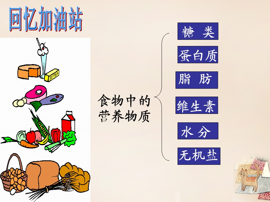 七年级生物上册3.5.2营养物质的作用教学ppt课件(新版)苏科版(精).ppt_第2页