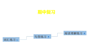 四年级上册英语（习题）ppt课件期中复习教科版（广州深圳）.pptx