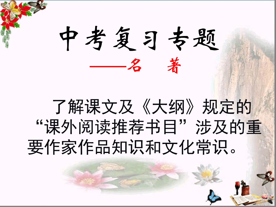 中考复习专题名著-ppt课件.ppt_第2页