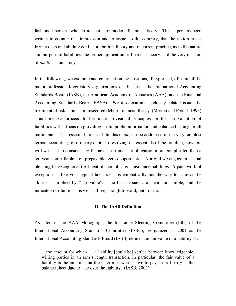 Credit standing and the fair value of liabilities a critique.doc_第3页