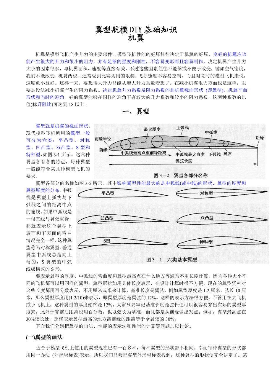 翼型航模DIY基础知识.doc_第1页