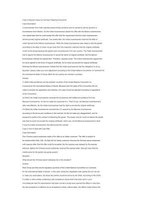 chapter2 General Procedures of International Tradecase study.doc