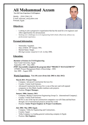 Ali AzzamResumeCivil Engineer with 10 years experience.doc