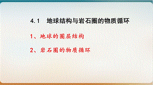 高三一轮复习优质ppt课件地球结构与岩石圈的物质循环.ppt