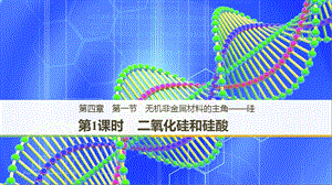 化学新学案同步必修一人教通用ppt课件第四章第一节无机非金属材料的主角硅第1课时.pptx