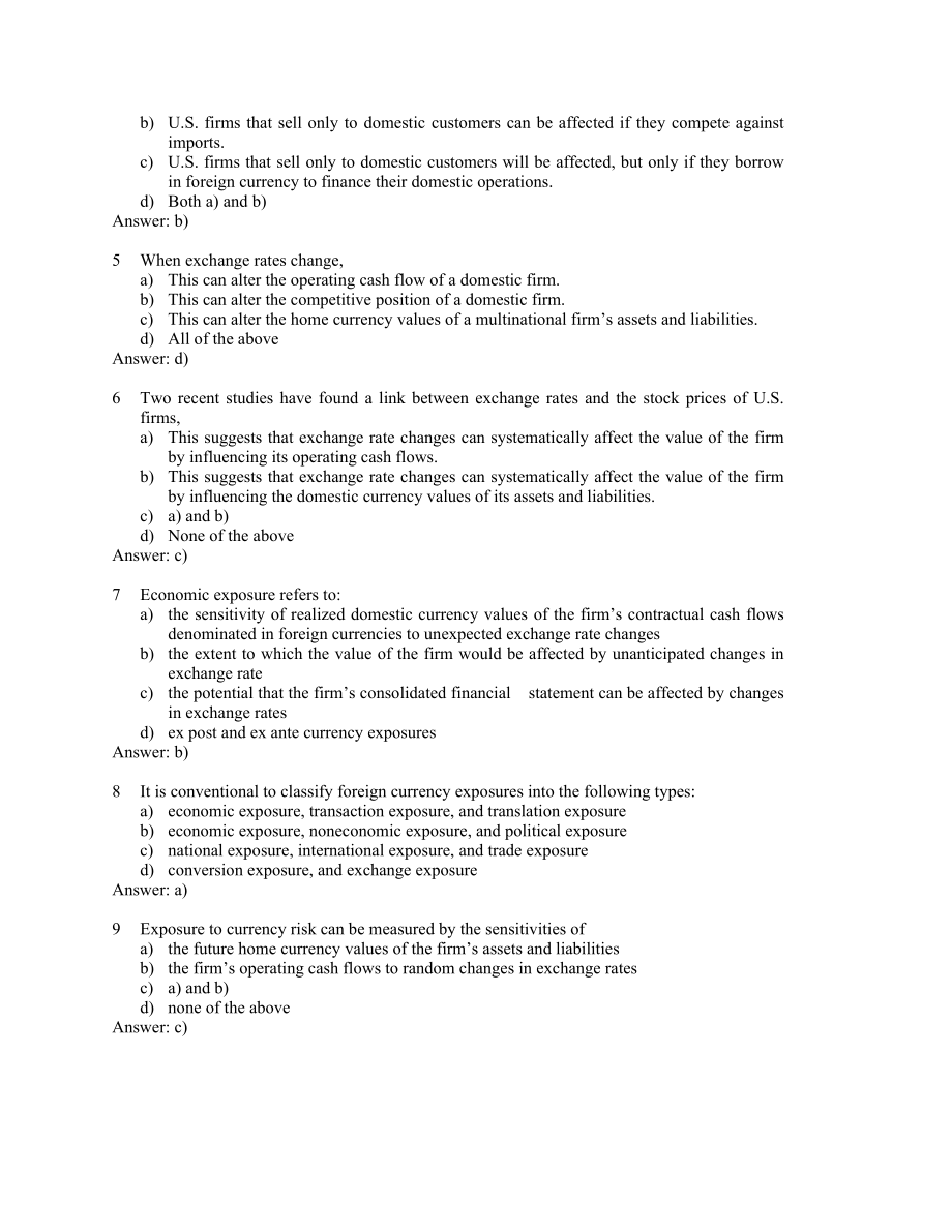 CHAPTER 9 Management of Economic Exposure.doc_第2页