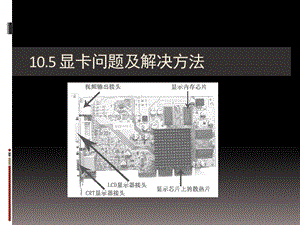 计算机组装PPT课件(计算机常见故障及解决方法).ppt