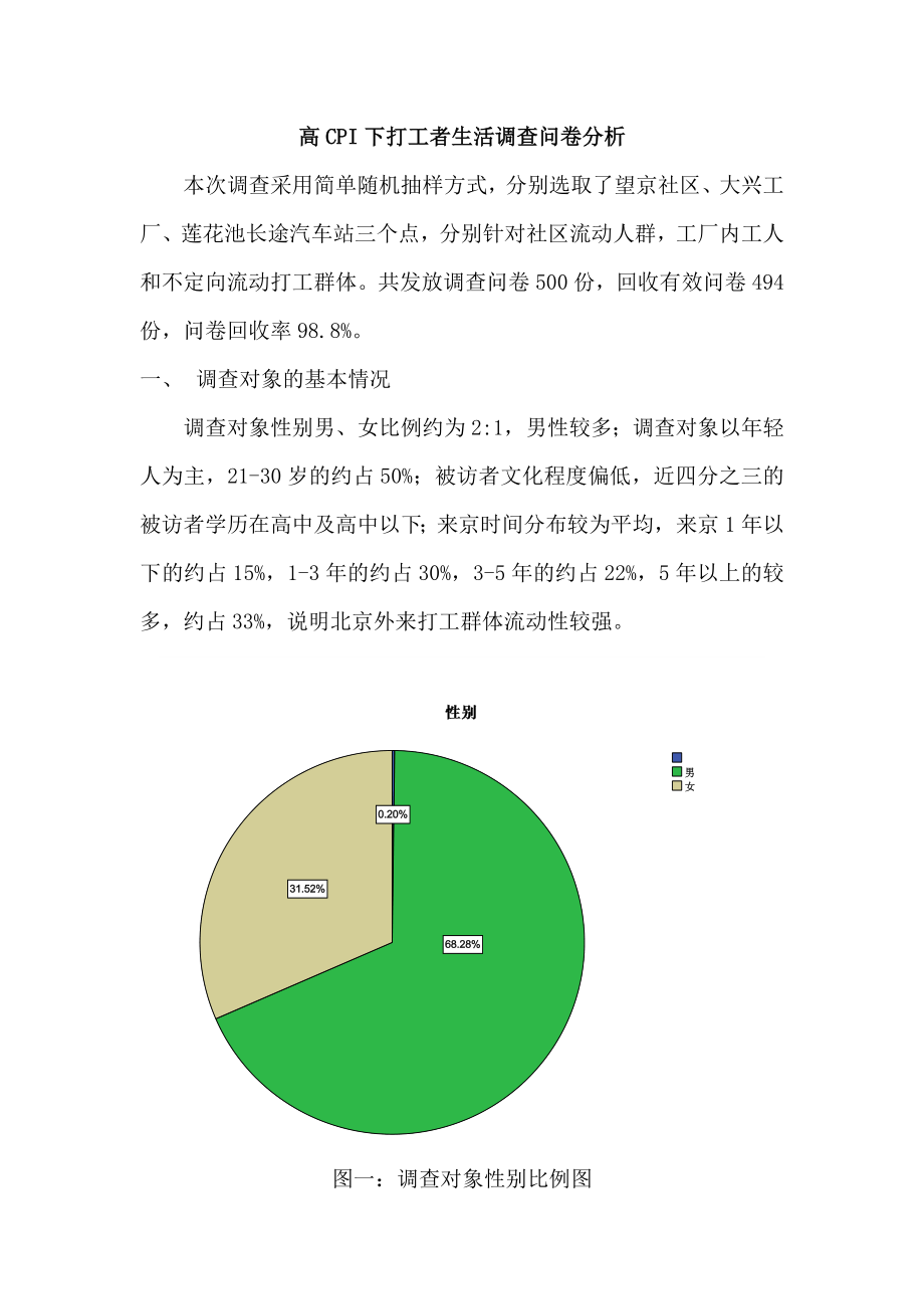 高CPI下打工者收入调查报告.doc_第1页