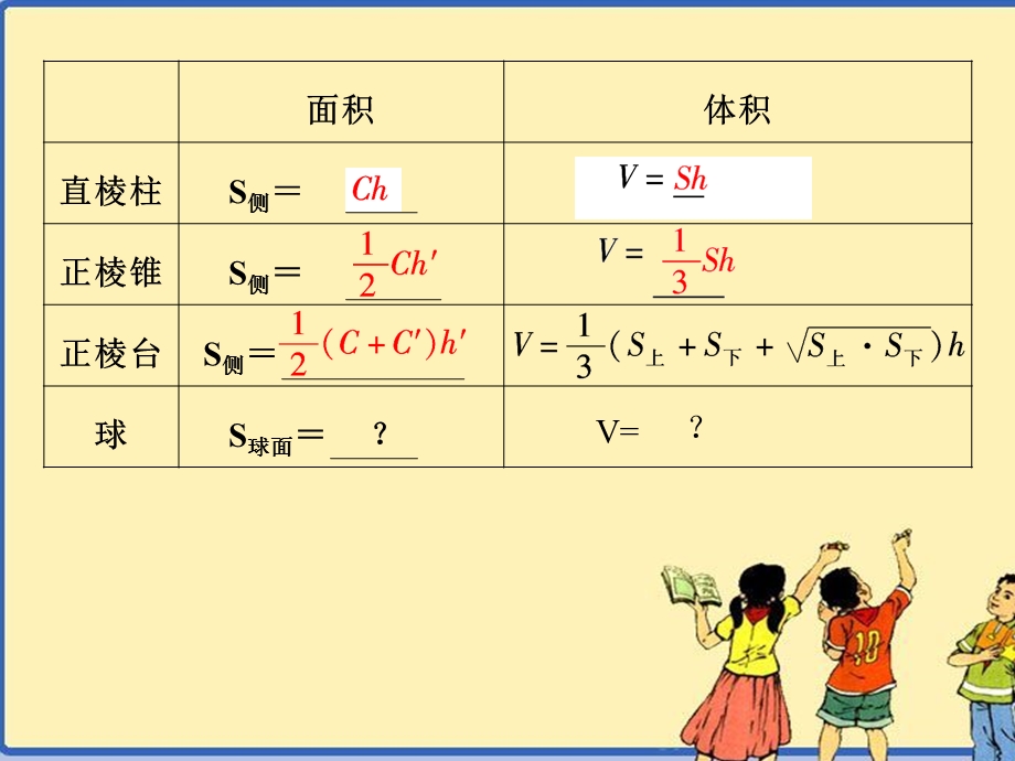 上课：1.3.2-球的体积与表面积备课讲稿课件.ppt_第3页