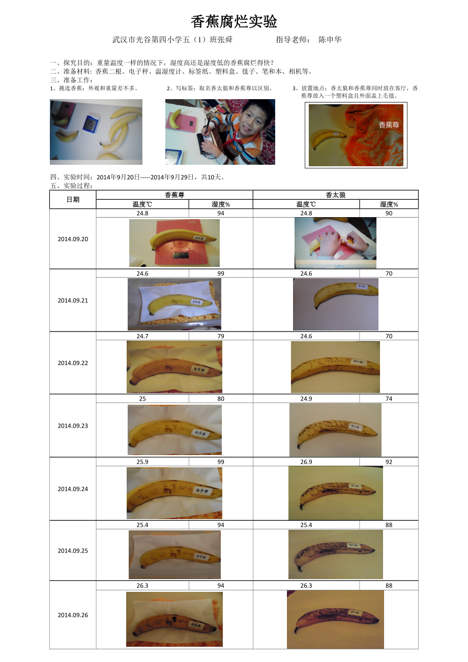 香蕉腐烂实验（张舜） .doc_第1页