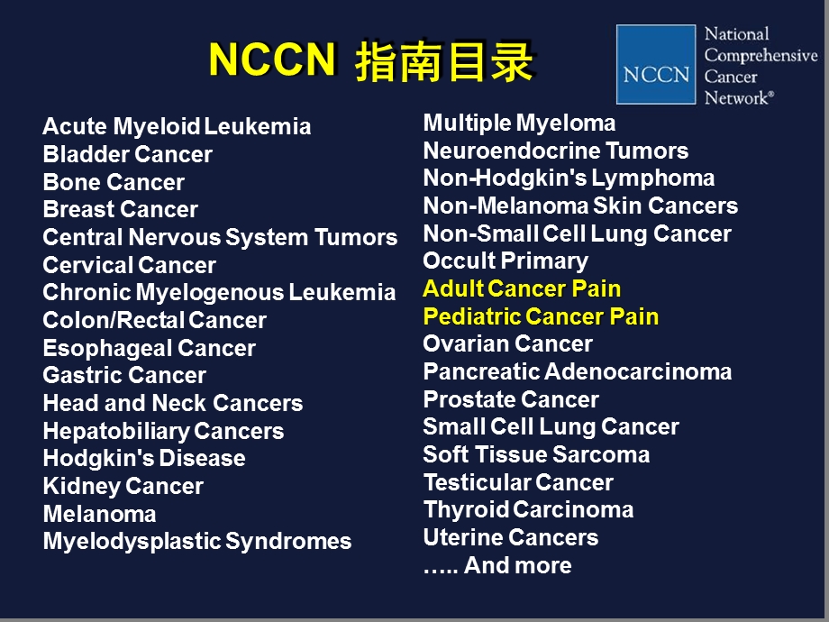 NCCN成人癌痛临床实践指南解读课件.ppt_第2页