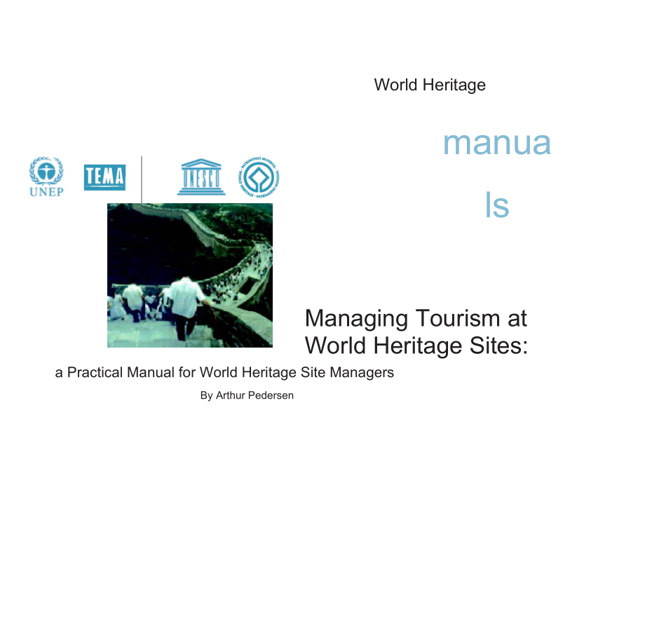 Managing tourism at world heritage sites.doc_第1页