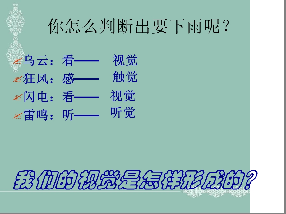 人教版七年级生物下册人体对外界环境的感知ppt课件.ppt_第3页