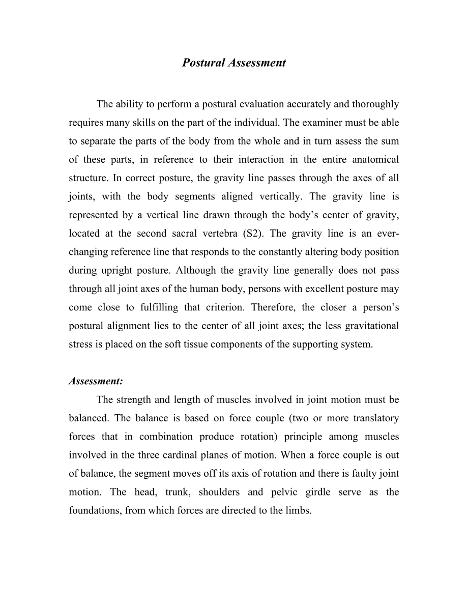 Postural Assessment.doc_第1页