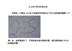 从上往下织毛衣的方法.doc