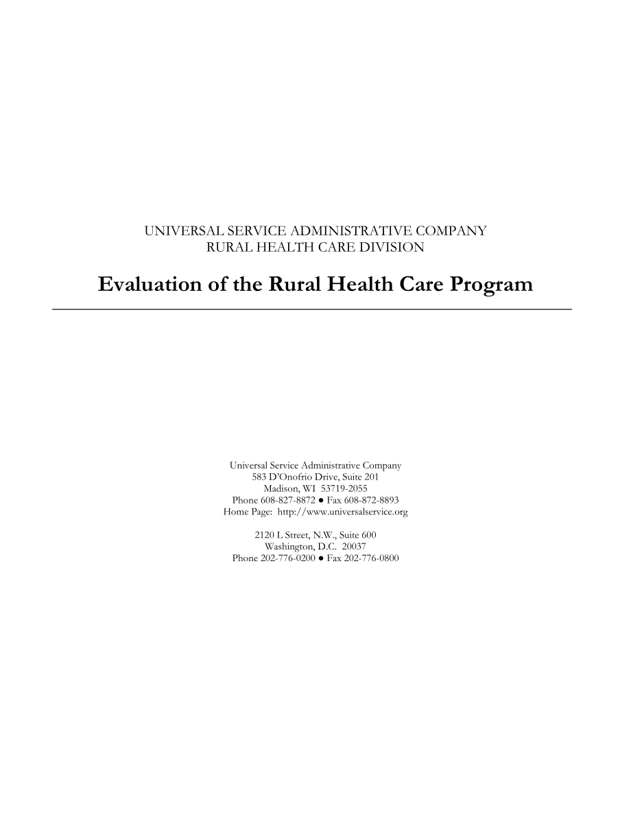 Evaluation of the Rural Health Care Program.doc_第2页