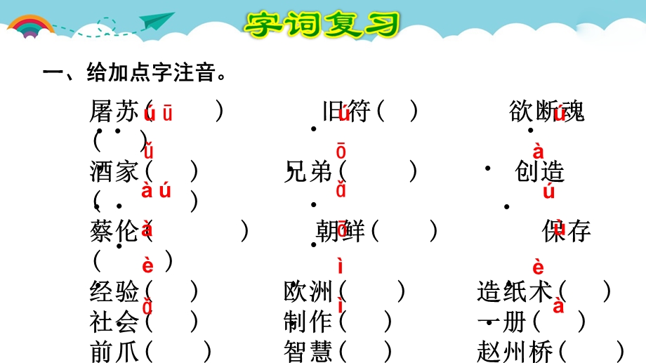 三年级下册语文ppt课件第3单元复习(人教部编版).ppt_第2页