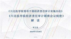 《某医学院领导干部经济责任审计实施办法》某医学院审计模板课件.pptx